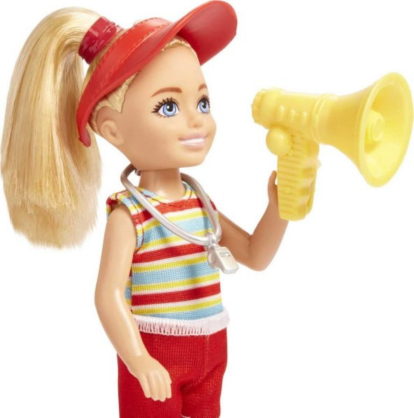 Barbie Chelsea Meslekleri Öğreniyor Bebek Serisi Cankurtaran GTN86 HKD94, Cankurtaran Barbie Bebek - 4