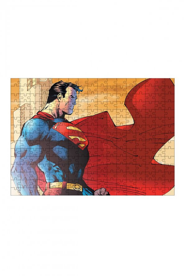 Bedeko Ahşap Mdf Puzzle Yapboz Süpermen Karkatür Çizim 255 Parça 35 cm X 50 cm