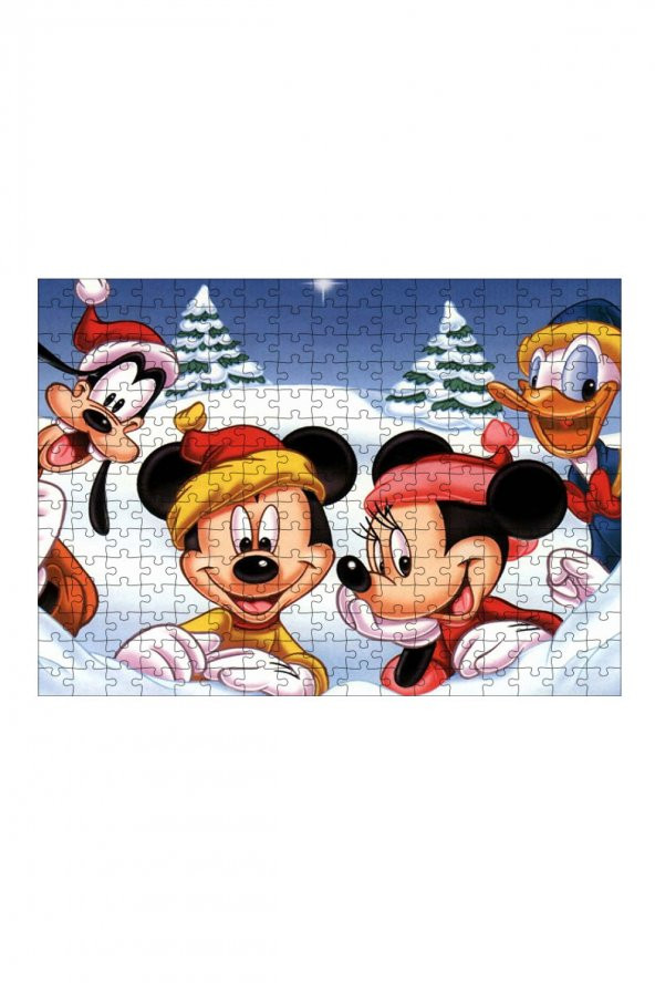 Bedeko Ahşap Mdf Puzzle Yapboz Disney Yeni Yıl 255 Parça 35 cm X 50 cm