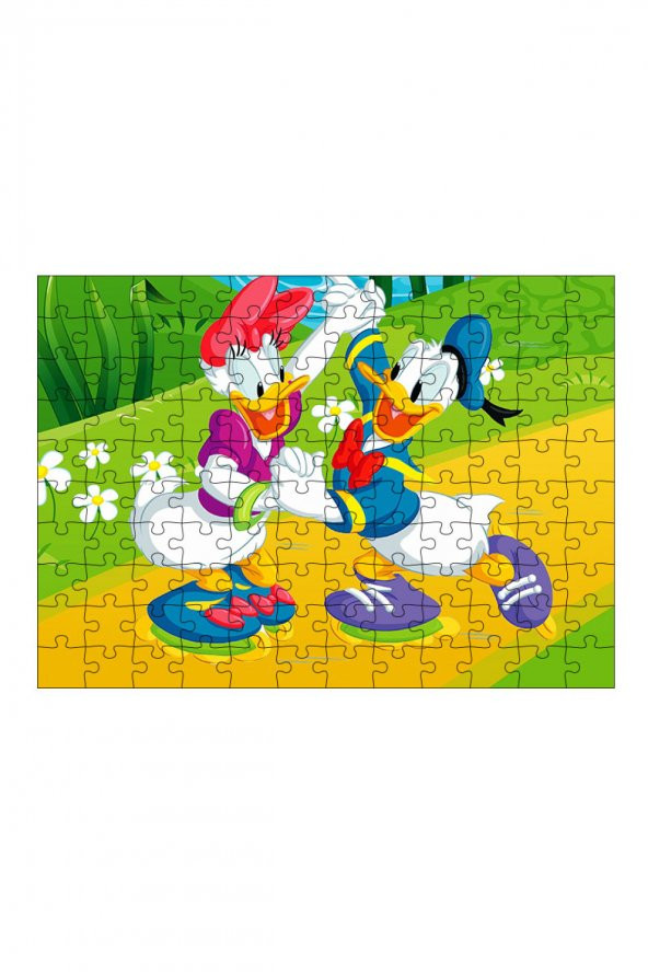 Bedeko Ahşap Mdf Puzzle 120 Parça 25 cm x 35 cm Yapboz Ördek Dansı