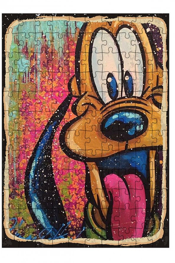 Bedeko Ahşap Mdf Puzzle 120 Parça 25 cm x 35 cm Yapboz Komik Köpek