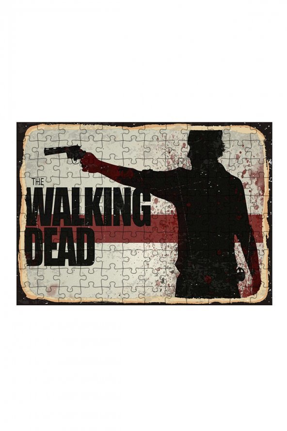 Bedeko Ahşap Mdf Puzzle 120 Parça 25 cm x 35 cm Yapboz The Walking Dead