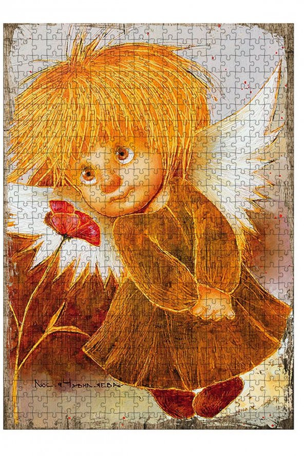 Bedeko Ahşap Mdf Puzzle Yapboz Melek Çocuk 500 Parça 50 cm X 70 Cm