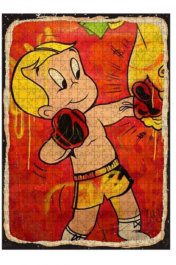 Bedeko Ahşap Mdf Puzzle Yapboz Richie Rich 500 Parça 50 cm X 70 Cm