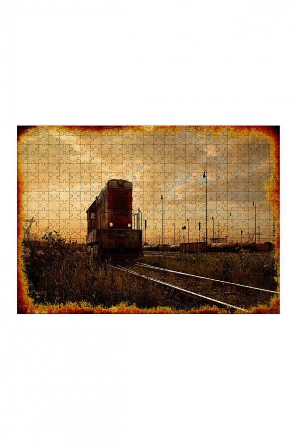 Bedeko Ahşap Mdf Puzzle Yapboz Yük Treni 500 Parça 50 cm X 70 Cm