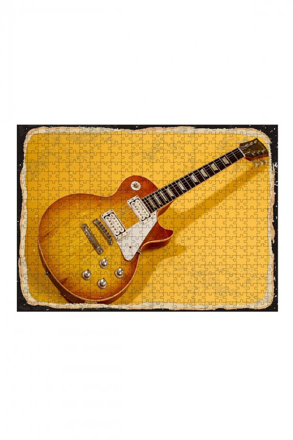 Bedeko Ahşap Mdf Puzzle Yapboz Klasik gitar 500 Parça 50 cm X 70 Cm