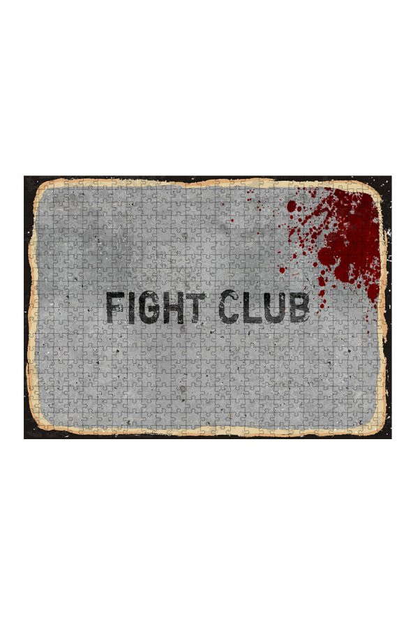 Bedeko Ahşap Mdf Puzzle Yapboz Fight Club 500 Parça 50 cm X 70 Cm