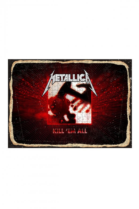 Bedeko Ahşap Mdf Puzzle Yapboz Metallica 500 Parça 50 cm X 70 Cm