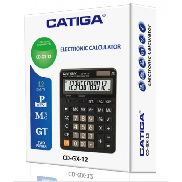 Catiga CD-GX-12 12 Hane Masaüstü Hesap Makinası - 2