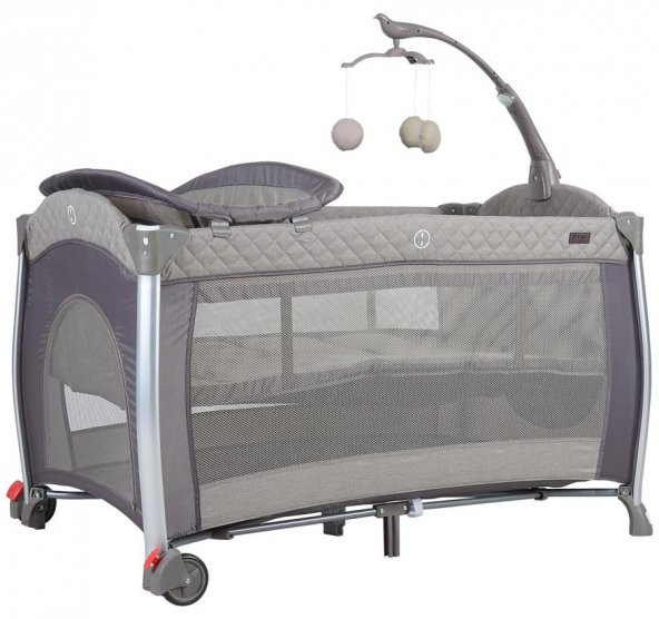 Prego 8032 City Life 70x120 Anne Yanı Beşik Oyun Parkı Yatak - 11