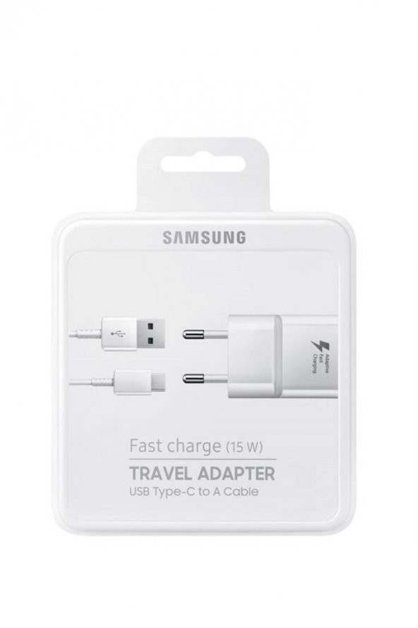 Galaxy S9 Plus Uyumlu  Hızlı Şarj Cihazı 15w Seyehat Adaptörü Usb Type-c