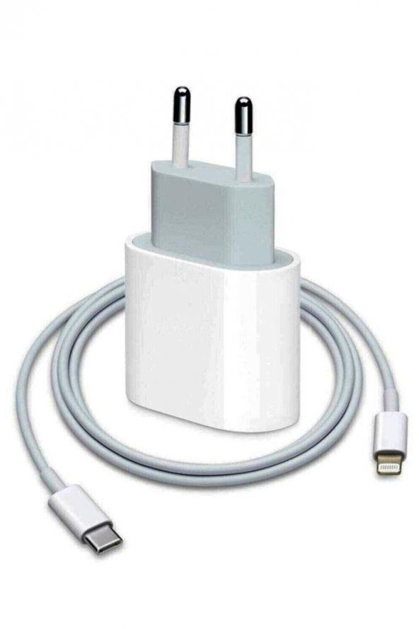 Macbook Ipad Iphonex / 12 - Mini Uyumlu 20w Adaptör Kablo Usb-c Pd Hızlı Şarj Aleti