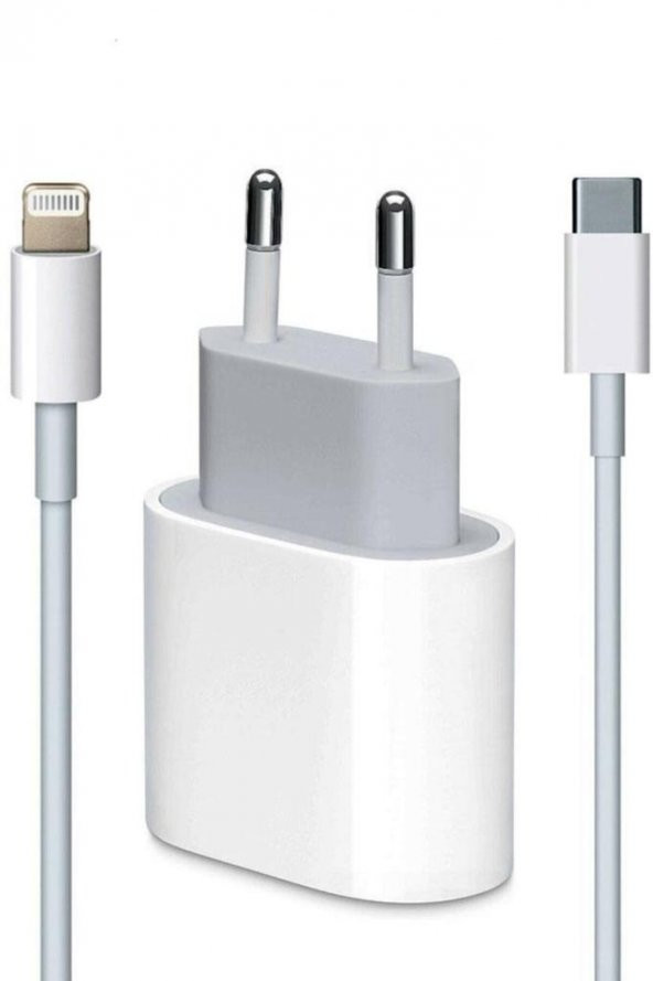 Sesatech Macbook Ipad Iphonex / 12 - Mini Uyumlu 20w Adaptör Kablo Usb-c Pd Hızlı Şarj Aleti - 2