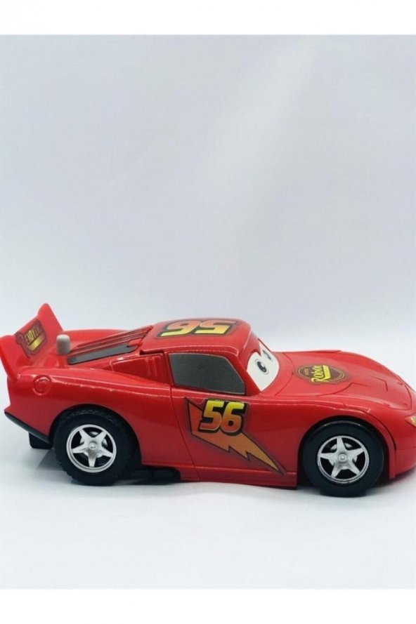 Can Oyuncak Robota Dönüşen Çek Bırak Şimşek Mcqueen Araba CN1987, Robota Dönüşen Şimşek Mcqueen - 2