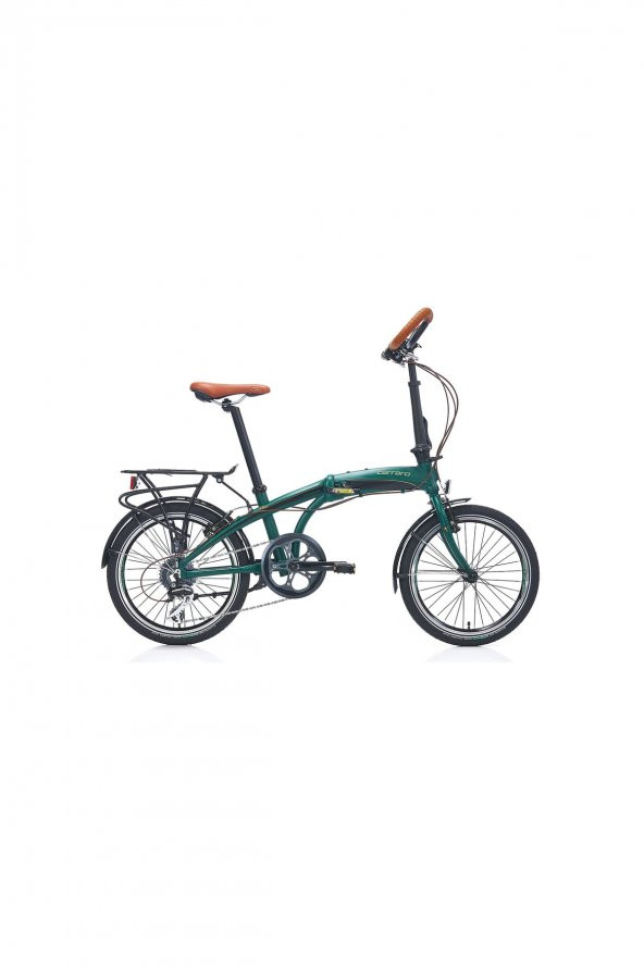CARRARO FLEXİ COMFORT 8 VİTES FULL SHİMANO katlanabilir Bisiklet Yeşil
