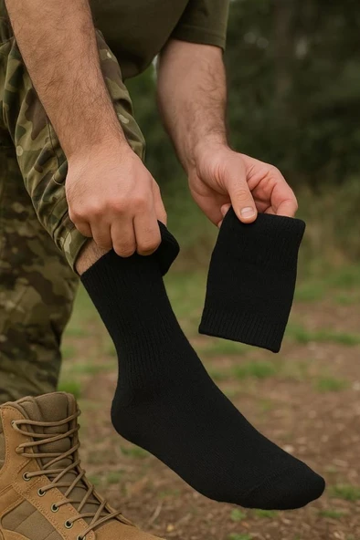 Single Sword Havlu Çorap - Resim 4