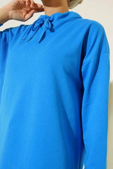 Dik Yaka Tunik Saks - Resim 4