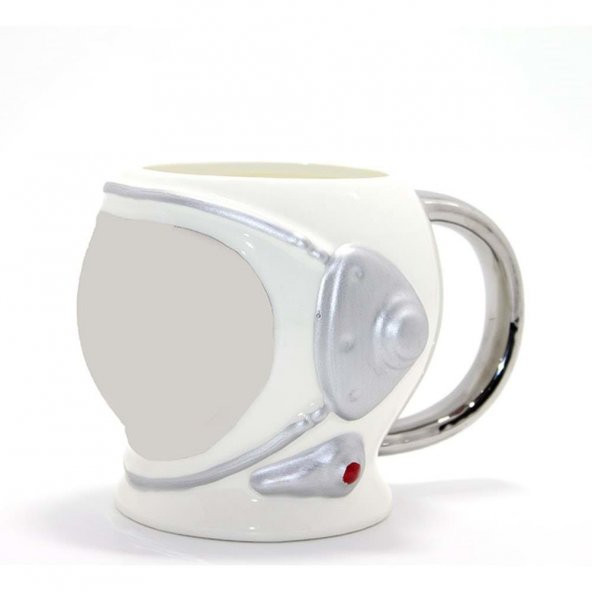 Uzay Temalı Porselen Kupa Bardak Dekoratif Hediyelik - 2