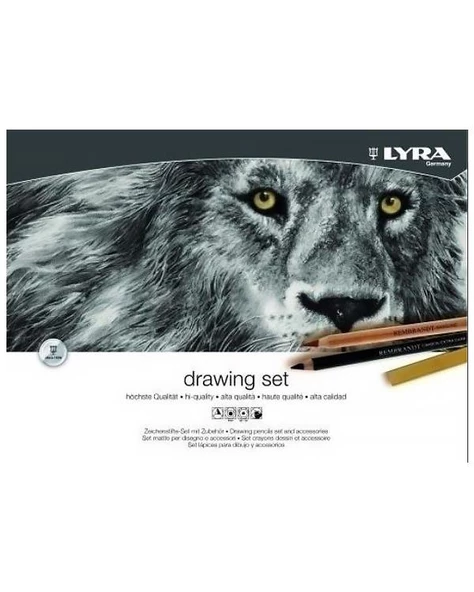 Lyra Drawing 31 Parça Çizim Seti Ahşap Kutulu - 2