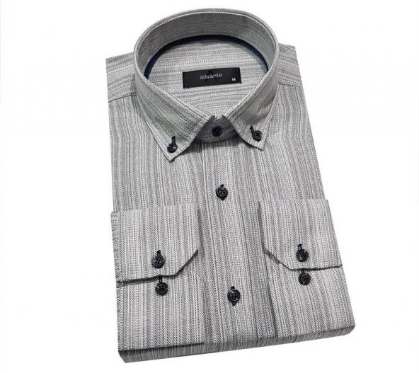 Advante Uzun Kol Klasik Erkek Gömlek - 3