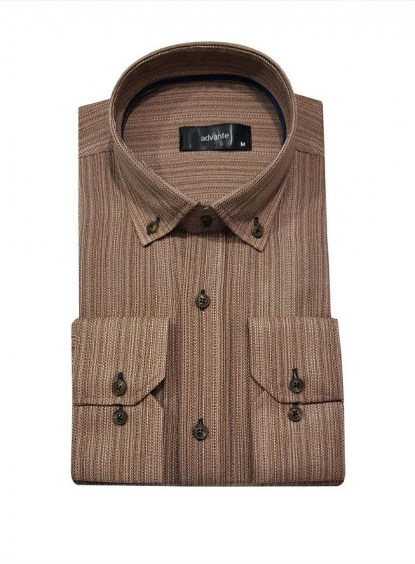 Advante Uzun Kol Klasik Erkek Gömlek - 7
