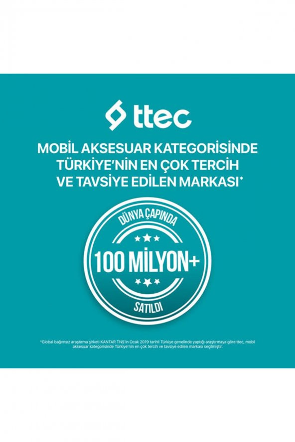 Ttec 2DK7530S USB-A - Micro USB Kablosu - 4