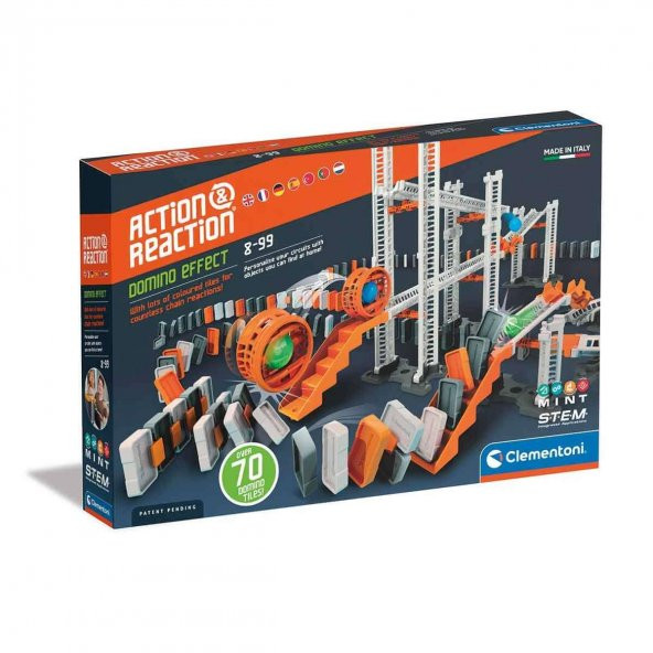 Clementoni Bilim ve Oyun: Action & Reaction Domino Etkisi