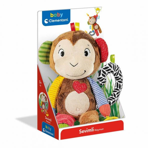 Baby Clementoni Puset Oyuncağı Sevimli Maymun - 2