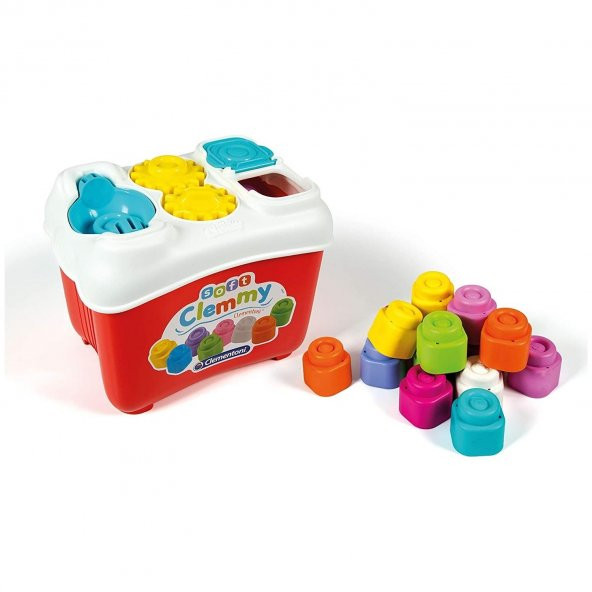Baby Clementoni Soft Clemmy Yumuşak Blok Bultak Kovası - 2