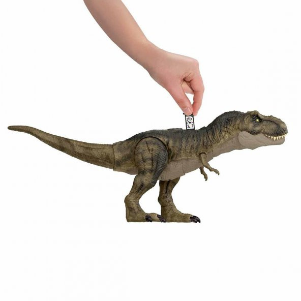 Jurassıc World Dominion Güçlü Isırıklar Tyrannosaurus Rex Dinozor Aksiyon Figürü - 3