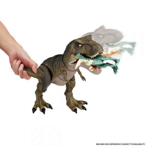 Jurassıc World Dominion Güçlü Isırıklar Tyrannosaurus Rex Dinozor Aksiyon Figürü - 4