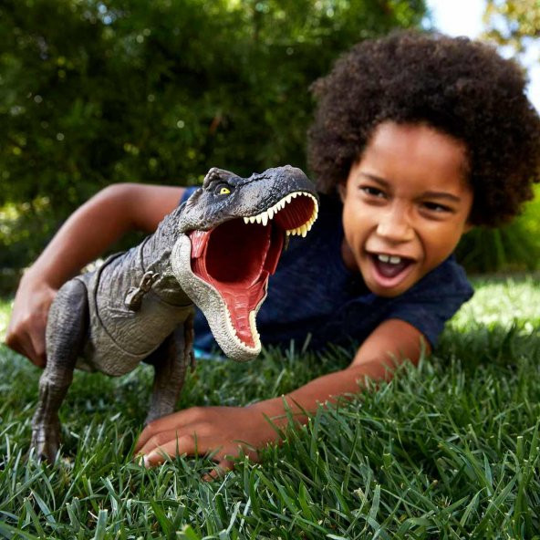 Jurassıc World Dominion Güçlü Isırıklar Tyrannosaurus Rex Dinozor Aksiyon Figürü - 6