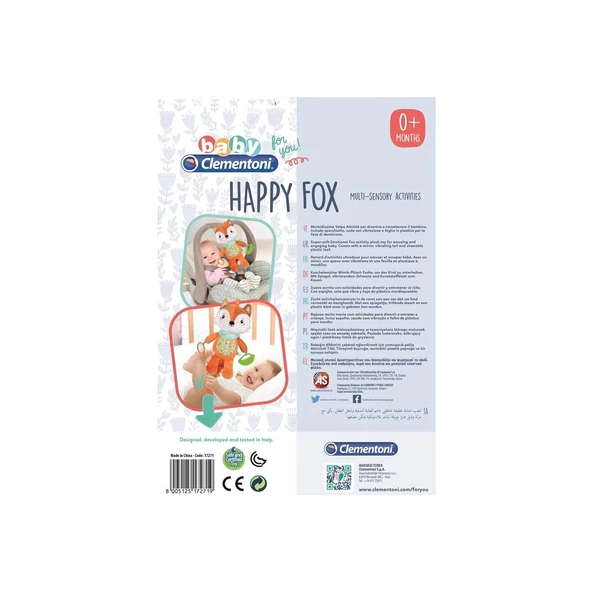Clementoni Baby Aktiviteli Peluş Tilki Happy Fox - 3