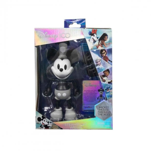 Disney100 Koleksiyon Figürü Steamboat Willie Koleksiyon Figürü - 5
