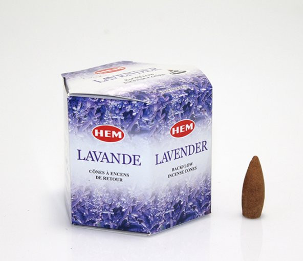 Hem Lavender Backflow Cones Tütsü