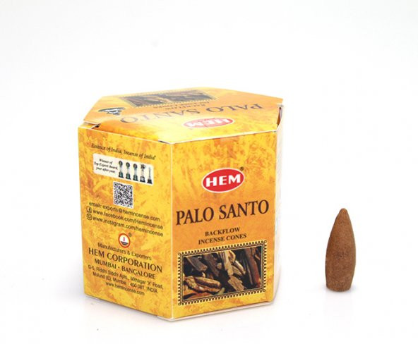 Hem Palo Santo Backflow Cones Tütsü