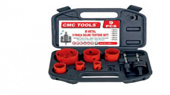 Cmc Tools Bı Metal 9 Parça Delme Testere Setı ürün görseli 1
