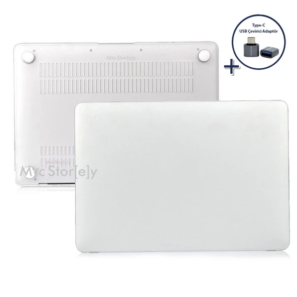 Macbook Air Kılıf 15.3 inç M4-M2-M3, Mat Kılıf (15” Air) A2941 A3114 A3241 ile Uyumlu - 2