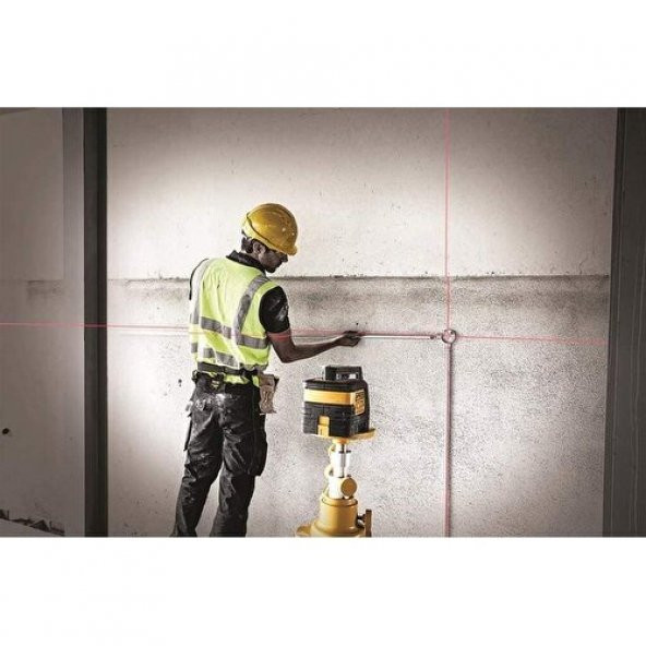 Dewalt DW0811 Otomatik Lazer Distomat 10M 2 Işınlı Dikey ve 360° Derece Yatay Işın - 2