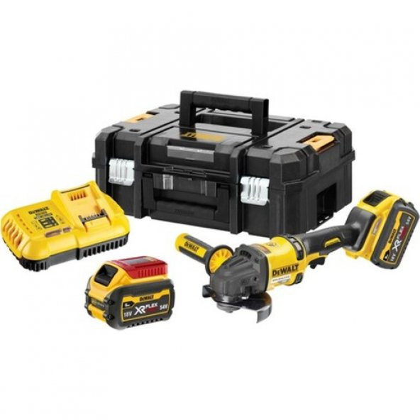 Dewalt DCG418T2 54V, 6Ah, 125mm, Flexvolt, Kömürsüz Taşlama - 3