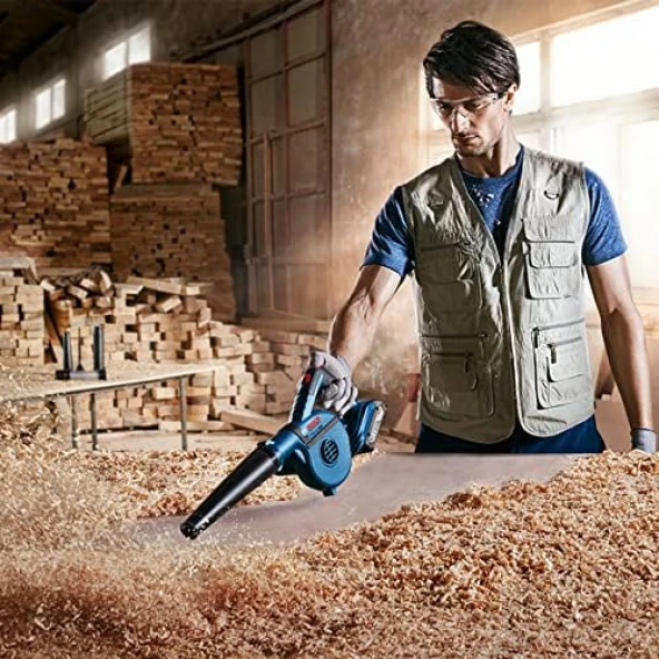 Bosch Professional GBL 18V-120 Akülü Üfleyici ÇİFT AKÜ 18V-5 Ah. - 6