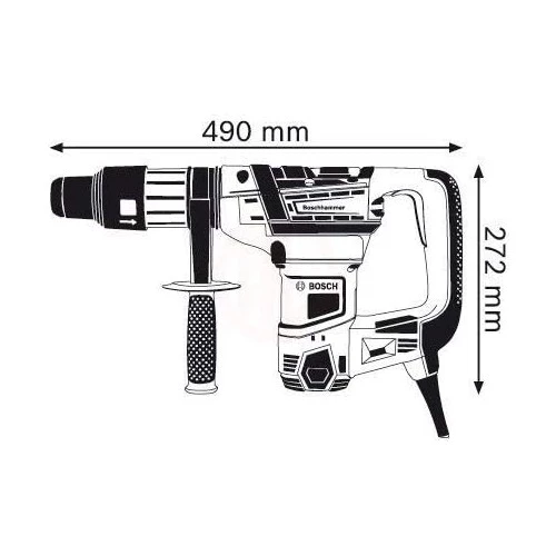 Bosch Professional GBH 5-40 D Kırıcı/Delici - 5