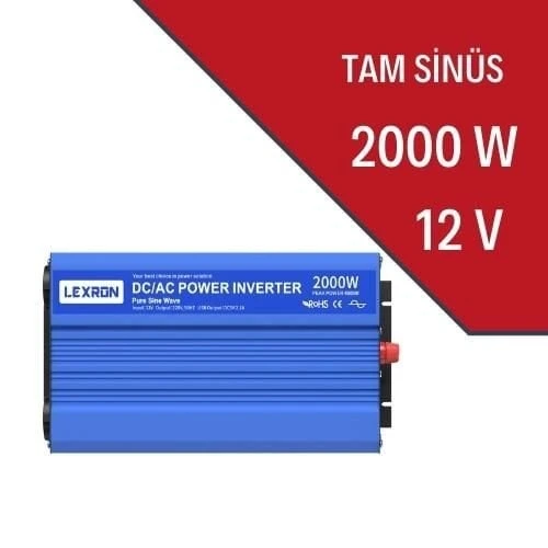 Lexron 2000W-12V TAM SİNÜS İNVERTER ürün görseli