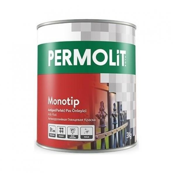 PERMOLİT MONOTİP ANTİPAS YARIMAT BEYAZ 0.75LT