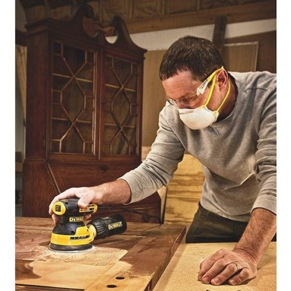 Dewalt DWE6423-QS 280W 125mm Profesyonel Eksantrik Zımpara - 5