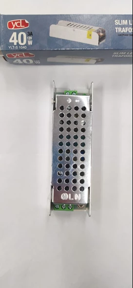 YCL 40W Slim Kasa İç Mekan Led Trafosu 3A 12V - 3