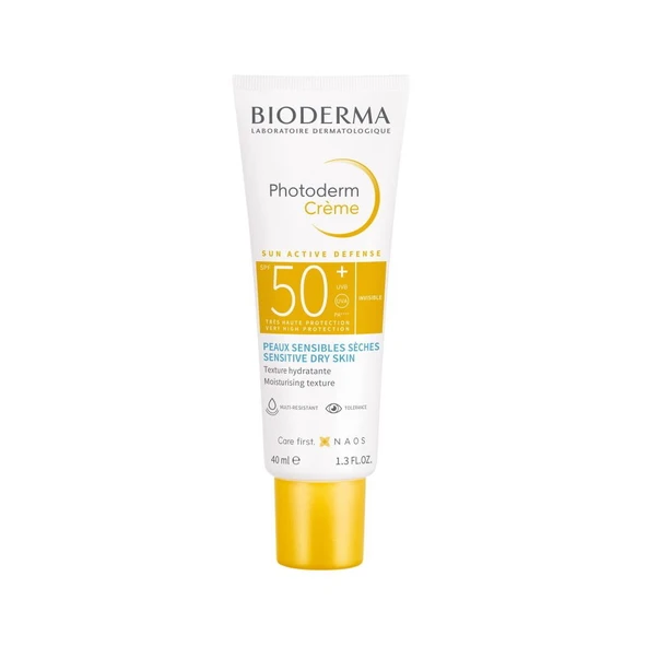 Bioderma Photoderm Kuru Ciltler İçin Güneş Koruyucu Krem Renksiz SPF50+ 40 ml ürün görseli