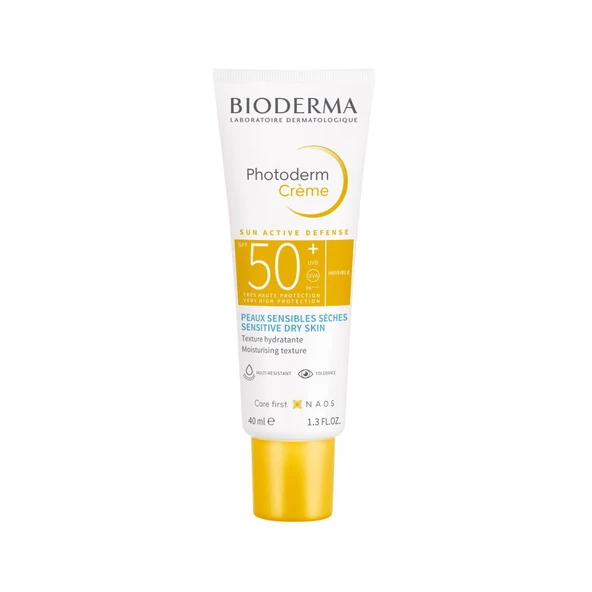 Bioderma Photoderm Kuru Ciltler İçin Güneş Koruyucu Krem Renksiz SPF50+ 40ml