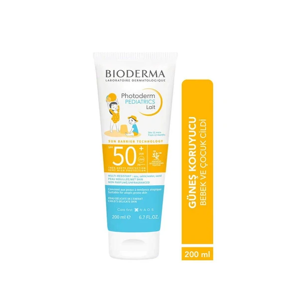 Bioderma Photoderm Pediatrics Lait SPF50+ Güneş Koruyucu 200 ml PUANSIZDIR - Resim 2