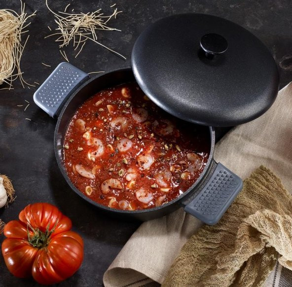 Aryıldız Döküm Tencere Pro Grade Kısa 26cm - 2